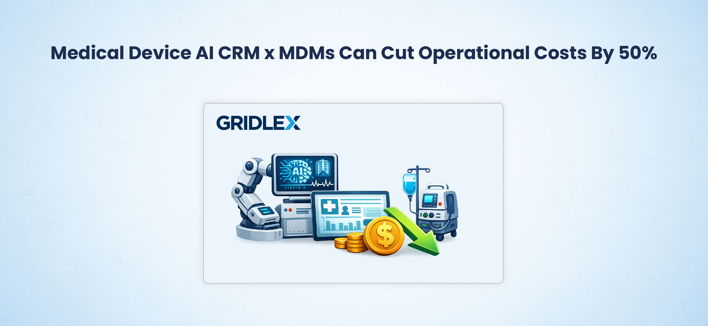 Medical Device AI CRM x MDMs Can Cut Operational Costs By 50%